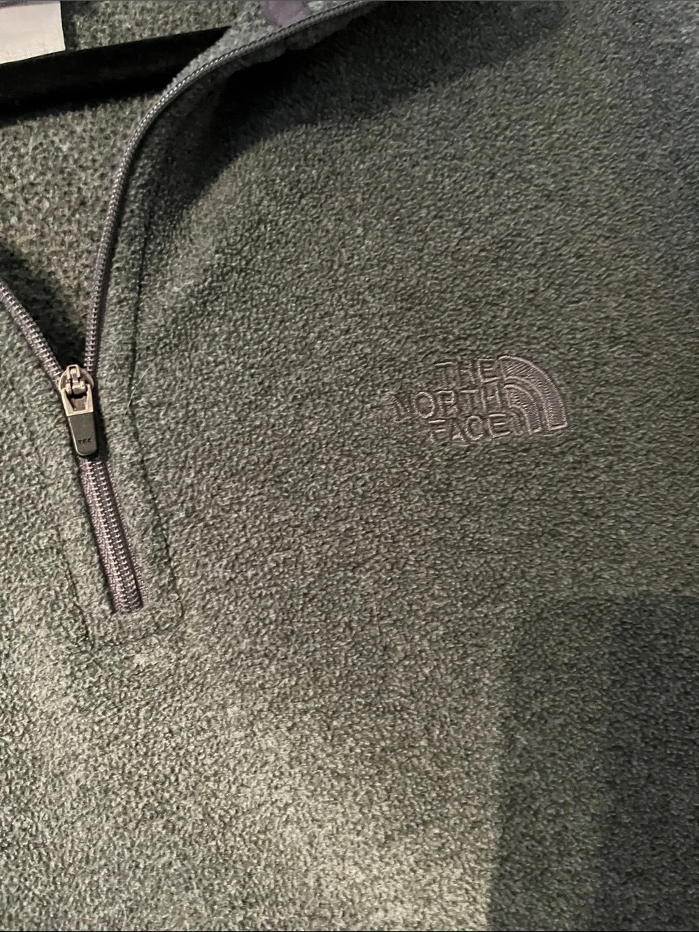 The North Face Men's Dark Gray Half-Zip Fleece Pullover